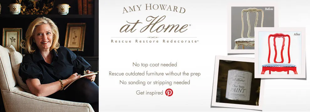 Amy Howard at Home: rescue, restore, redecorate. No top coat needed, rescue outdated furniture without the prep, no sanding or stripping needed