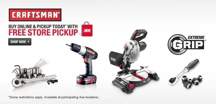 Craftsman tools. Buy online and pick up today with free store pickup