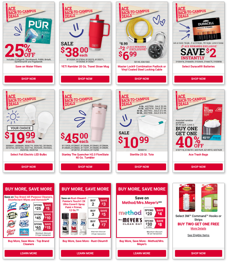 Ace Hardware Local Ad August 2026 2
